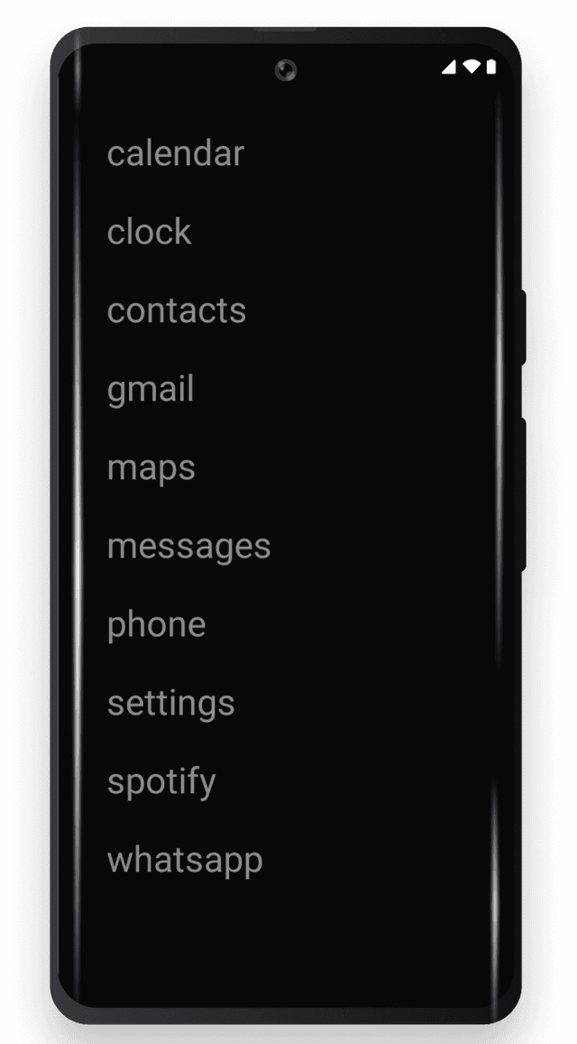 Untethered phone UI mockup